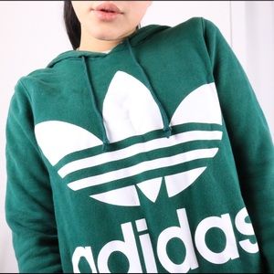 🐉🐲 FOREST GREEN ADIDAS HOODIE 🐲🐉